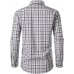 Men's Transitional Weather Slim Fit Long Sleeve Button Down Shirt Business Casual Dress Shirts with Pocket