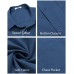 COOFANDY Mens Short Sleeve Casual Button Down Shirts Summer Untucked Dress Shirts with Pocket