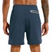 TENJOY Men's 2 in 1 Running Shorts 5 in or 7 in Quick Dry Gym Athletic Workout Shorts for Men with Phone Pockets