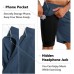 TENJOY Men's 2 in 1 Running Shorts 5 in or 7 in Quick Dry Gym Athletic Workout Shorts for Men with Phone Pockets