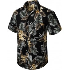 Hawaiian Shirt for Men Short Sleeve Button Down Shirt Men Casual Summer Tropical Beach Aloha Shirts for Men Hawaii Party