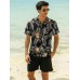 Hawaiian Shirt for Men Short Sleeve Button Down Shirt Men Casual Summer Tropical Beach Aloha Shirts for Men Hawaii Party