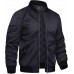 TACVASEN Mens Bomber Jackets Casual Fall Winter Warm Windbreaker Full Zip Windproof Outwear Padded Lined Coats