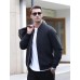 TACVASEN Mens Bomber Jackets Casual Fall Winter Warm Windbreaker Full Zip Windproof Outwear Padded Lined Coats