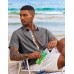 COOFANDY Men's Button Down Shirts Short Sleeve Casual Shirts Summer Beach Shirts Vacation Wedding Shirts with Pocket