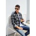 Alex Vando Mens Button Down Shirts Regular Fit Long Sleeve Casual Plaid Flannel Shirt