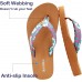 Ampeo Women's Arch Support Flip Flops Comfortable Casual Summer Beach Thong Sandals