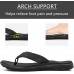 KuaiLu Womens Casual Flip Flops Yoga Mat Comfortable Cushion Arch Support Walking Thong Sandals Lightweight Non-Slip Summer Beach Slippers