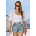 Women Shrug Chiffon Cardigans Open Front Short Sleeve Bolero for Evening Dressy