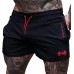 Muscle Alive Men's 4 Running Workout Shorts with Lining