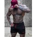 Muscle Alive Men's 4 Running Workout Shorts with Lining