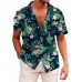 KYKU Funky Hawaiian Shirt for Men Palm Beach Shirts Tropical Vacation Clothes