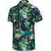 KYKU Funky Hawaiian Shirt for Men Palm Beach Shirts Tropical Vacation Clothes