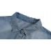 imesrun Womens Button Down Denim Shirt Chambray Casual Long Sleeve Collared Boyfriend Jean Jacket Shacket with Pockets