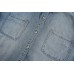 imesrun Womens Button Down Denim Shirt Chambray Casual Long Sleeve Collared Boyfriend Jean Jacket Shacket with Pockets