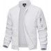 MAGCOMSEN Men's Bomber Jacket Lightweight Casual Windbreaker Spring Fall Zip Up Coat with 5 Pocket