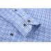 Alex Vando Mens Button Down Shirts Wrinkle Free 4-Way Stretch Print Business Casual Shirt