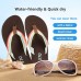 STQ Womens Quick Dry Flip Flops丨Arch Support Thong Sandals