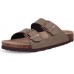Women's Cork Footbed Slide Sandal, Arch Support Summer Outdoor Sandals with Adjustable Buckle