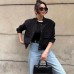 Zando Womens Bomber Jacket Button Down Short Cropped Jackets Long Sleeve Baseball Varsity Jacket Casual Jackets with Pockets