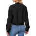 Zando Womens Bomber Jacket Button Down Short Cropped Jackets Long Sleeve Baseball Varsity Jacket Casual Jackets with Pockets