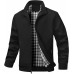 Men's Bomber Jacket Lightweight Casual Windbreaker Jackets Zip Up Coat