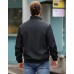 Men's Bomber Jacket Lightweight Casual Windbreaker Jackets Zip Up Coat