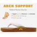 KuaiLu Flip Flops for Women with Arch Support Yoga Mat Comfortable Summer Beach Walking Thong Cushion Sandals Slip On Indoor Outdoor