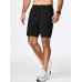 JMIERR Mens Running Shorts 7 Inch Lightweight Quick Dry Workout Summer Athletic Gym Shorts with Zipper Pocket