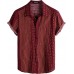 VATPAVE Mens Casual Short Sleeve Button Down Shirts Regular Fit Hawaiian Summer Shirts