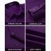 HISDERN Mens Dress Shirts Long Sleeve Button Down Shirts for Men Casual Solid Formal Business Regular Fit Shirt with Pocket