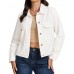 luvamia Denim Jackets for Women Trendy Casual Button Down Relaxed Fit Western Trucker Distressed Jean Jacket with Pocket