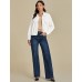 luvamia Denim Jackets for Women Trendy Casual Button Down Relaxed Fit Western Trucker Distressed Jean Jacket with Pocket