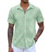COOFANDY Mens Hawaiian Shirts Short Sleeve Button Down Aloha Shirt Casual Beach Clothes