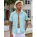 COOFANDY Mens Hawaiian Shirts Short Sleeve Button Down Aloha Shirt Casual Beach Clothes