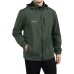 Men's Classic Windbreaker Jacket Lightweight All-Sport Waterproof Hiking Coat Detachable Hooded Windbreakers for Men