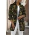 SeNight Women's Jean Jacket Long Sleeve Classic Distressed Fray Hem Tassels Denim Trucker Jackets