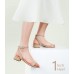 Ankis Black Nude White Red Women Sandals Comfortable Walking Strappy Open Toe Sandals for Women Dressy Summer 1 Inch Low block Heel Flat Adjustable Ankle Strap Wide Available Shoes 2024