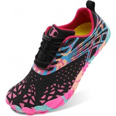 Scurtain Unisex Mens Womens Athletic Hiking Water Shoes Quick Dry Barefoot Aqua Shoes Swim Shoes Beach Shoes with Drainage