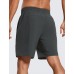 CRZ YOGA Men's Linerless Workout Shorts - 7'' Quick Dry for Running Sports Athletic Gym with Pockets