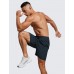 CRZ YOGA Men's Linerless Workout Shorts - 7'' Quick Dry for Running Sports Athletic Gym with Pockets