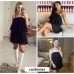 EXLURA Womens 2025 Summer Romper Dress Spaghetti Strap Pleated Fashion Short Jumpsuit Outfits
