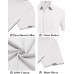 COOFANDY Men's Button Down Short Sleeve Shirt Casual Cotton Summer Beach Wedding Shirts with Pocket