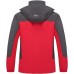 Diamond Candy Men's Hooded Waterproof Jacket Lightweight Rain Jacket Outdoor Casual Sportswear