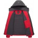 Diamond Candy Men's Hooded Waterproof Jacket Lightweight Rain Jacket Outdoor Casual Sportswear