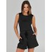 ANRABESS Romper for Women Summer Dressy Casual 2025 Fashion Outfits Sleeveless Cute Cozy Lounge Short Jumpsuit Trendy Clothes