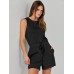ANRABESS Romper for Women Summer Dressy Casual 2025 Fashion Outfits Sleeveless Cute Cozy Lounge Short Jumpsuit Trendy Clothes
