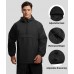 SWISSWELL Men's Rain Jacket Waterproof Lightweight Packable Pullover Windbreaker with Hood for Travel Hiking Golf