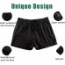 Rexcyril Men's Athletic Gym Workout Shorts 3 Inch Quick Dry Running Bodybuilding Short Shorts with Liner and Zipper Pockets