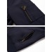 HOOD CREW Men’s Bomber Jacket Lightweight Casual Stylish Spring Fall Windbreaker Zip Up Outwear Coat with Pockets
